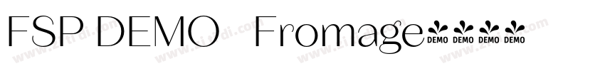 FSP DEMO   Fromage字体转换